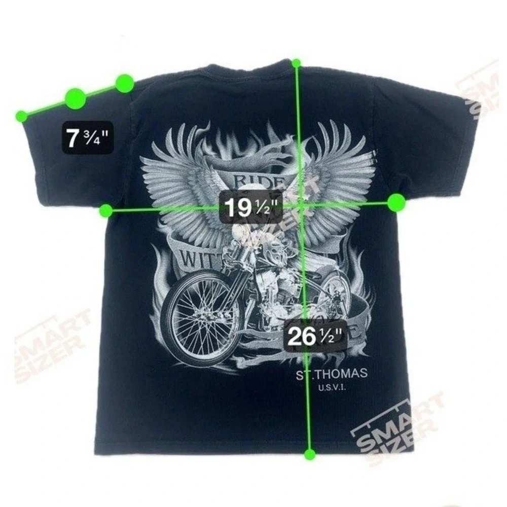 SP‎ General Clothing Ride With Pride Eagle Motorcycle T-Shirt Black M - Picture 3 of 16
